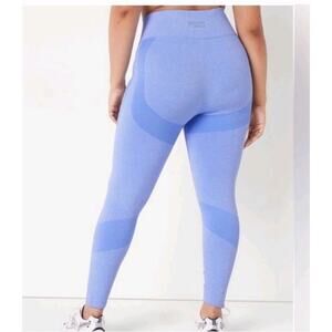 Victorias Secret PINK Active High Waist Full Length Leggings XXL Light Blue Yoga